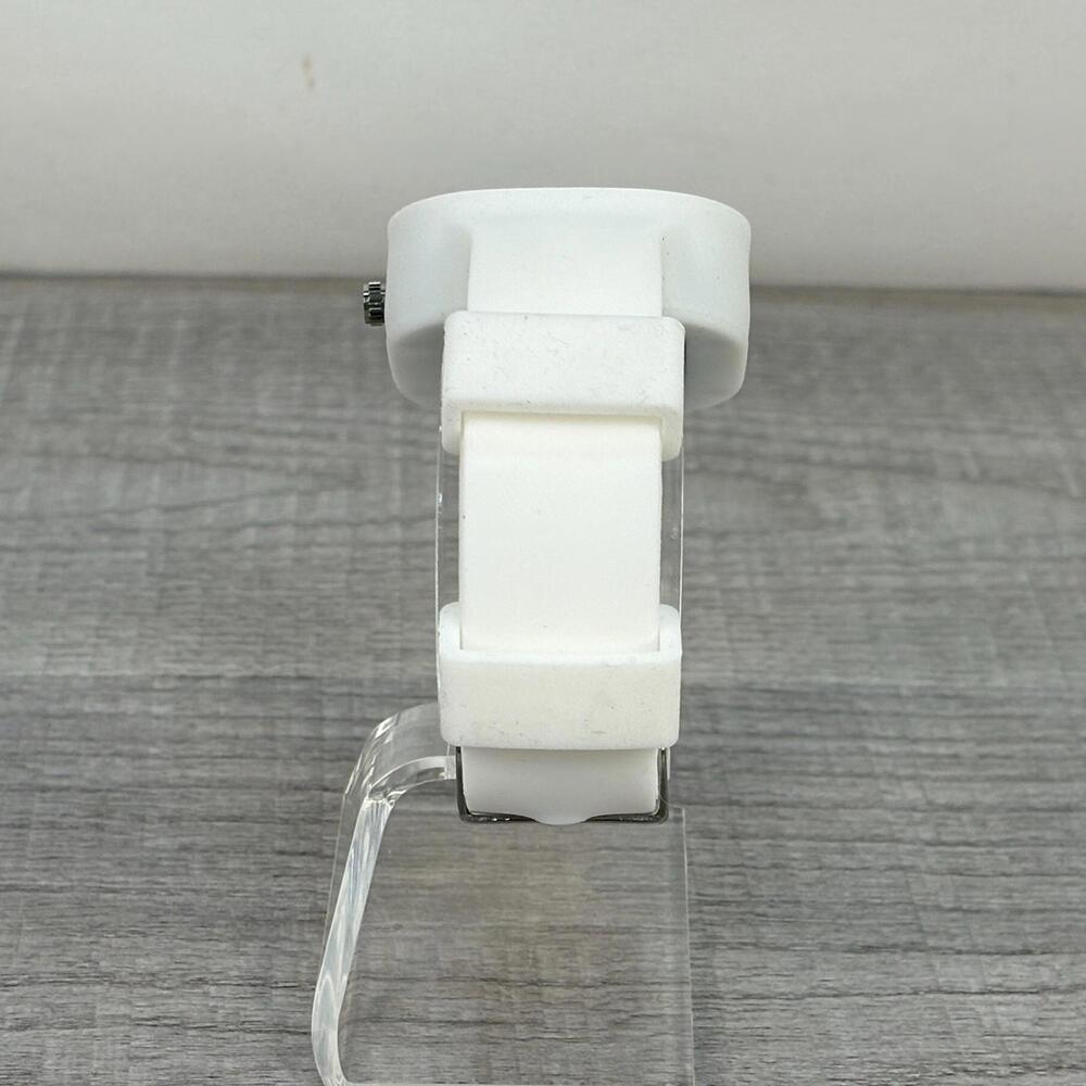 Rainbow Paw Print Heart Silicone Watch - White - Picture 3 of 8
